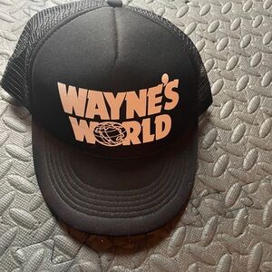 Wayne's World Black Trucker Hat